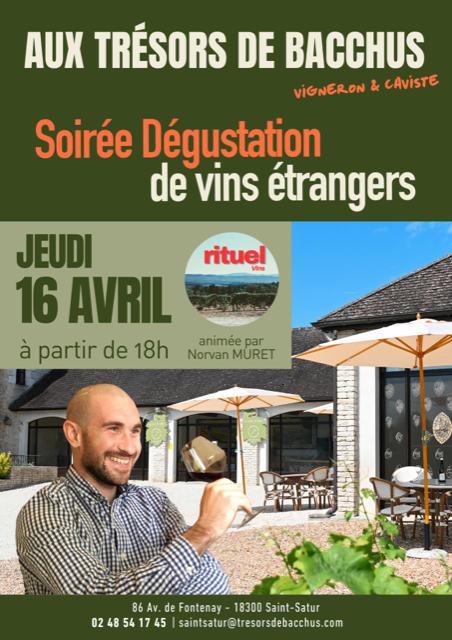 Dégustation de vins étrangers — visuel événement