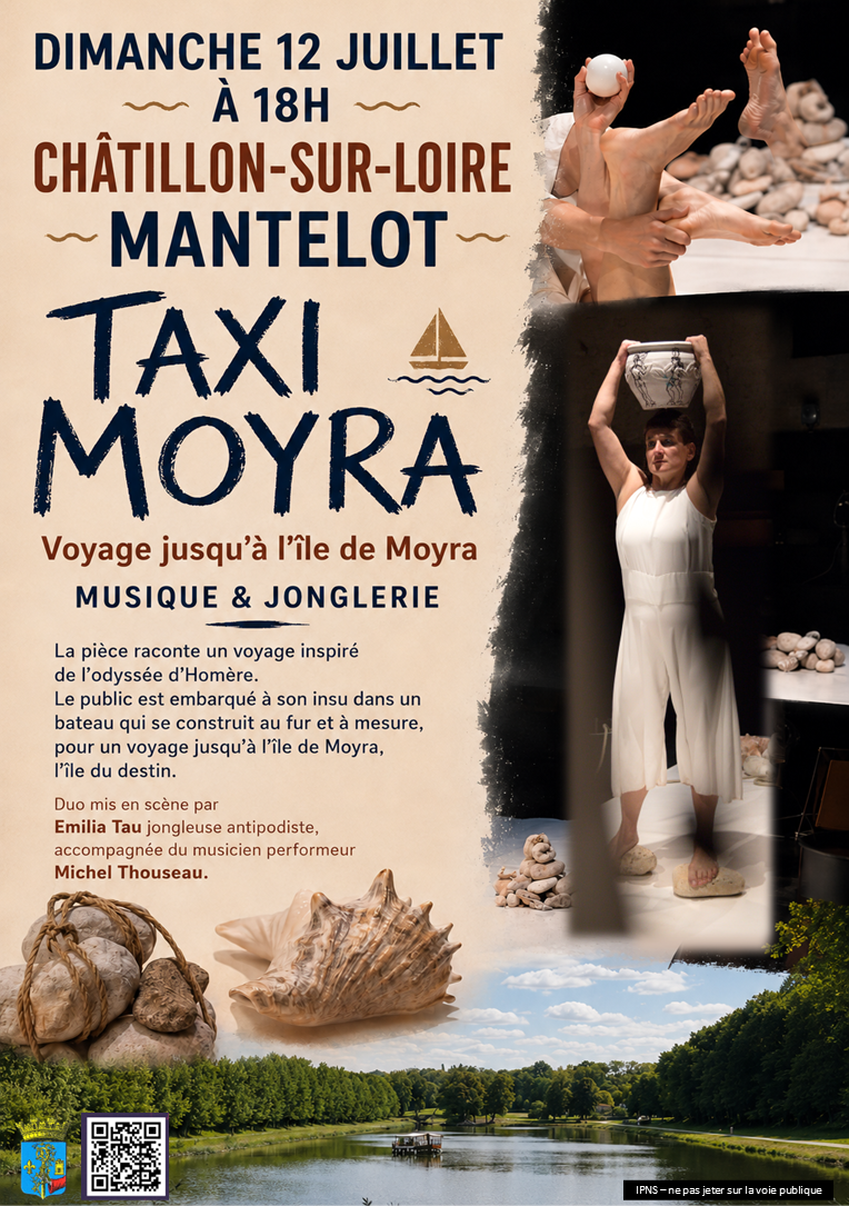 Spectacle musical et jonglerie "Taxi Moyra" — visuel événement
