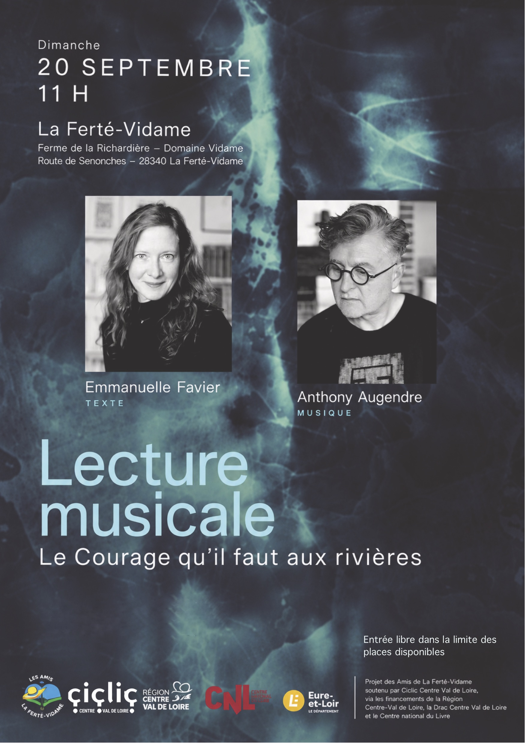 Lecture musicale - Le courage qu'il faut aux rivières