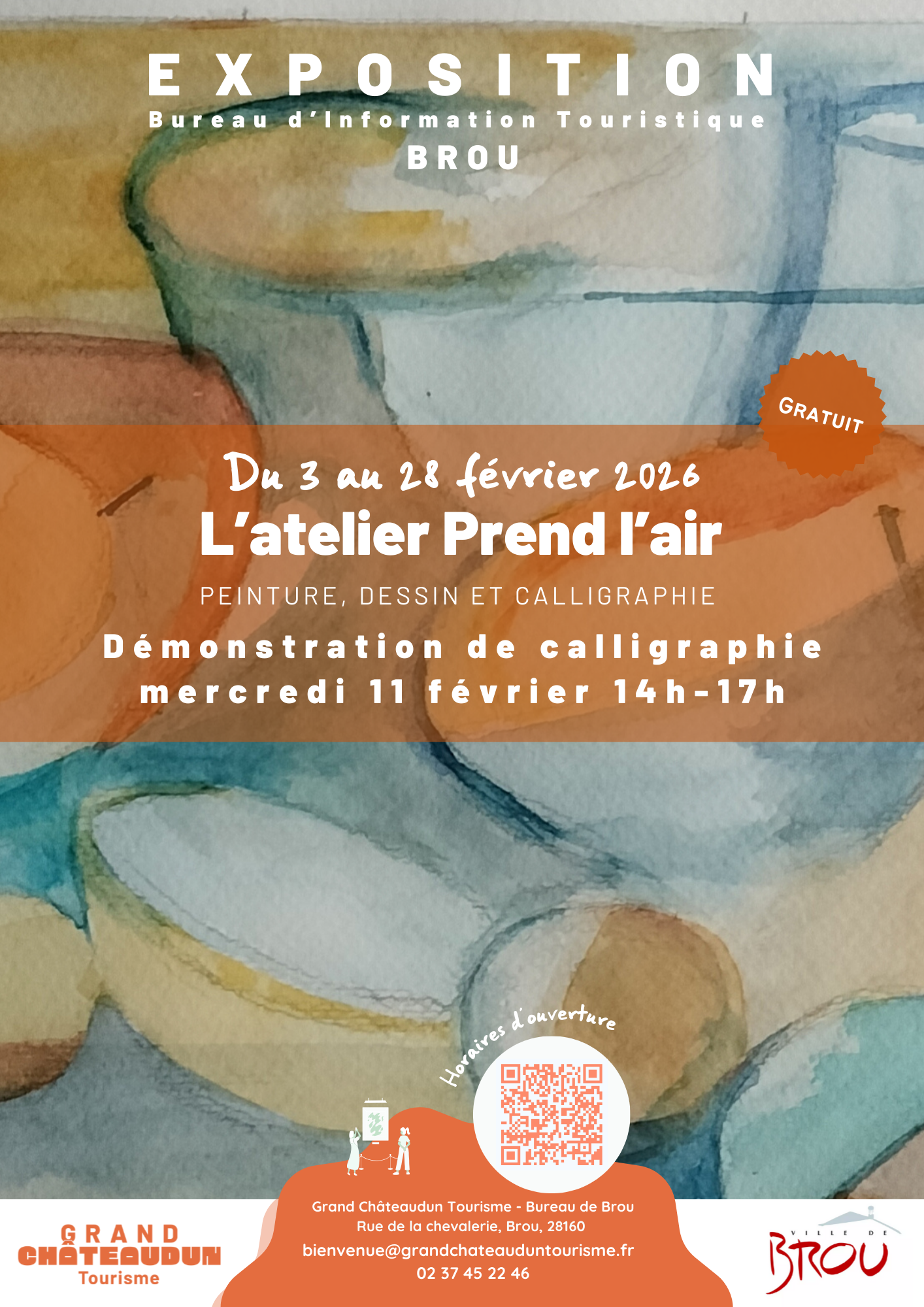 Exposition de peinture, dessin et caligraphie