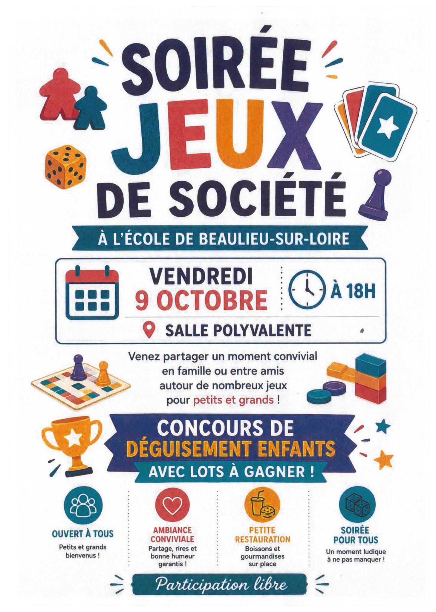 Soirée jeux de société