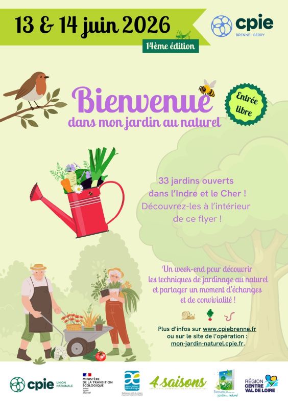 Bienvenue dans mon jardin au naturel : Celon — visuel événement