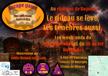 Escape Game "Une invitation inattendue" au Château de Sagonne