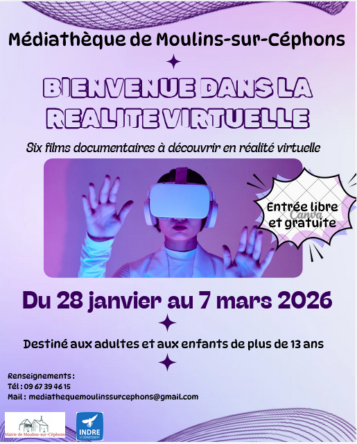 RÉALITÉ VIRTUELLE À LA MEDIATHEQUE