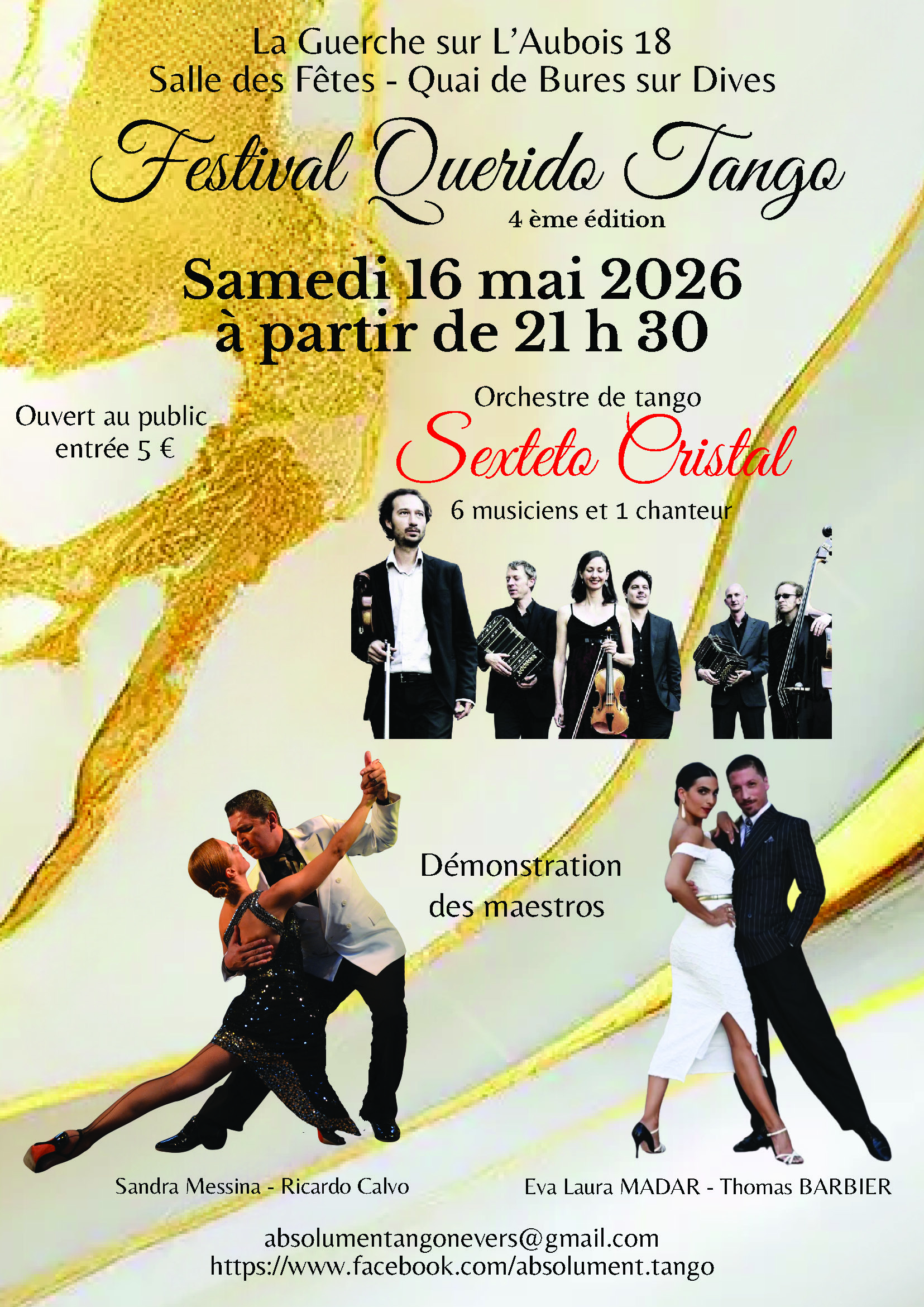 4ème Festival Querido Tango — visuel événement
