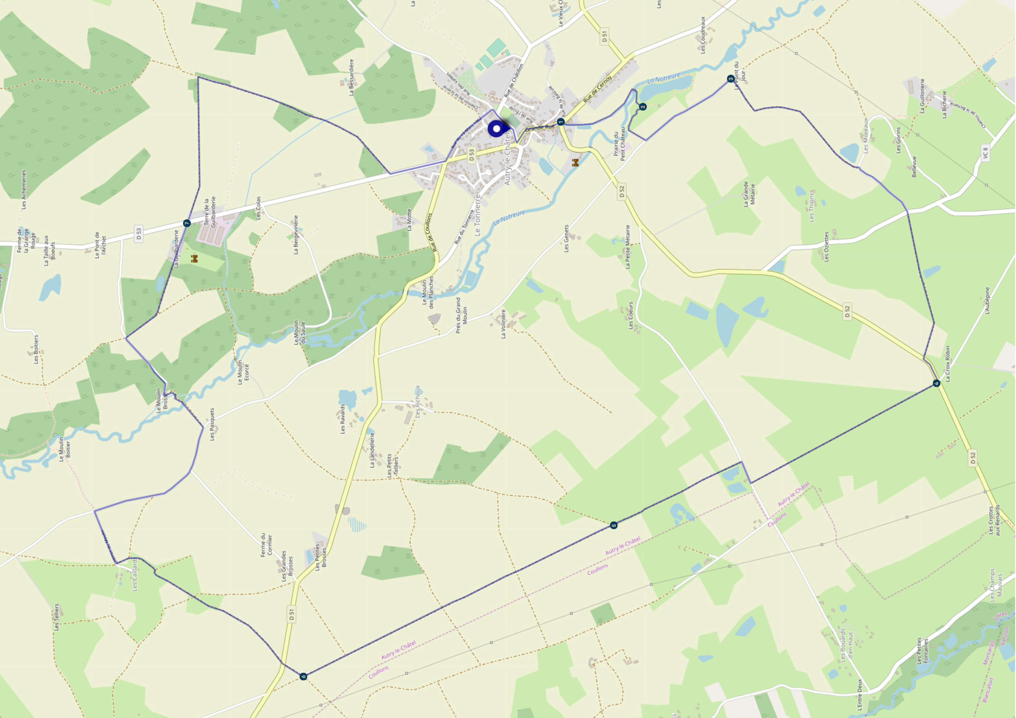 Circuit du Corjudin, Autry-le-Châtel