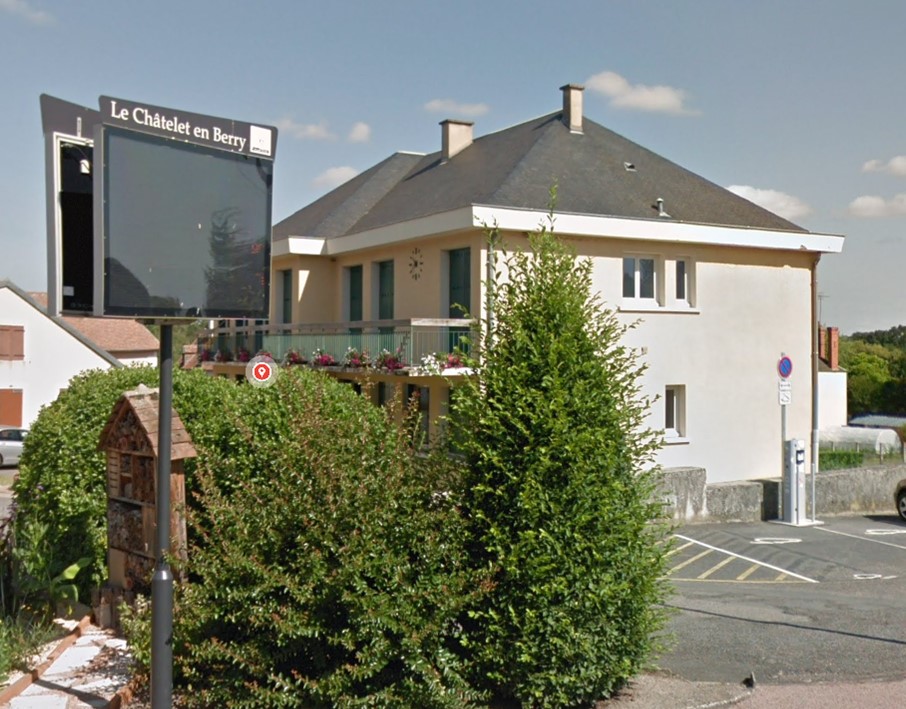 Borne de recharge pour voitures électriques au Chatelet