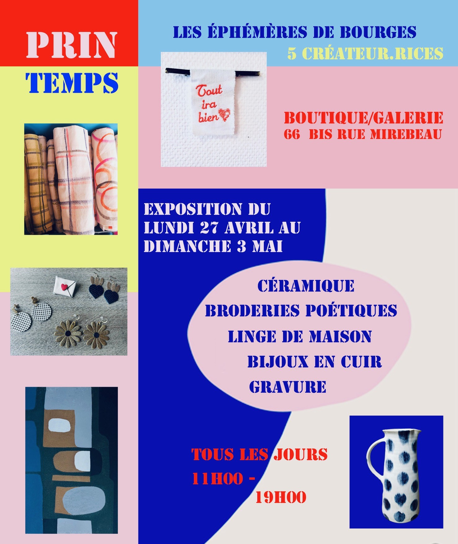 Exposition à Les Ephémères de Bourges — visuel événement
