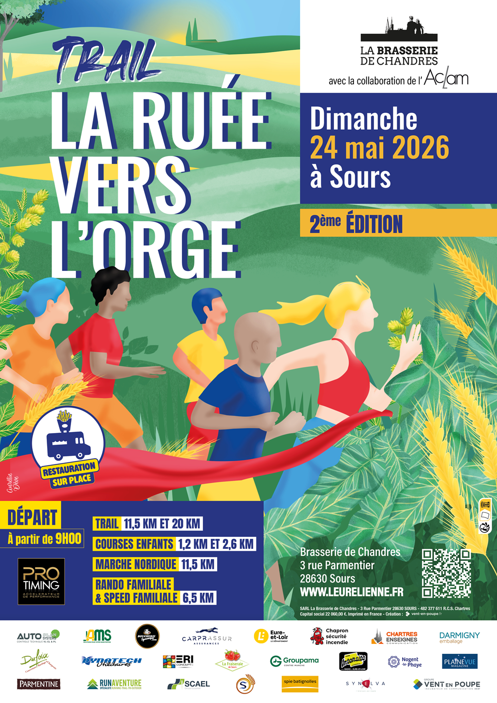La Ruée vers l'Orge à Sours - Trail 2ème édition, Sours - photo 2