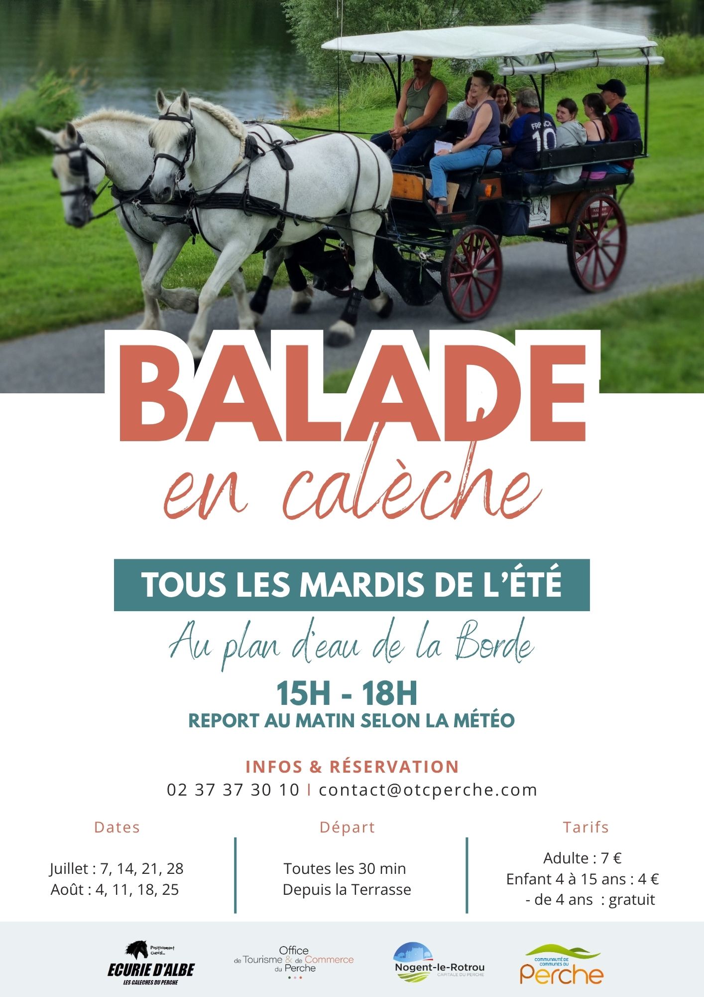 Balade en calèche à La Borde