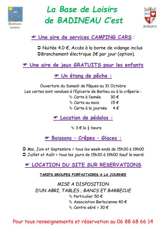 Base de loisirs de Badineau, Barlieu - photo 2