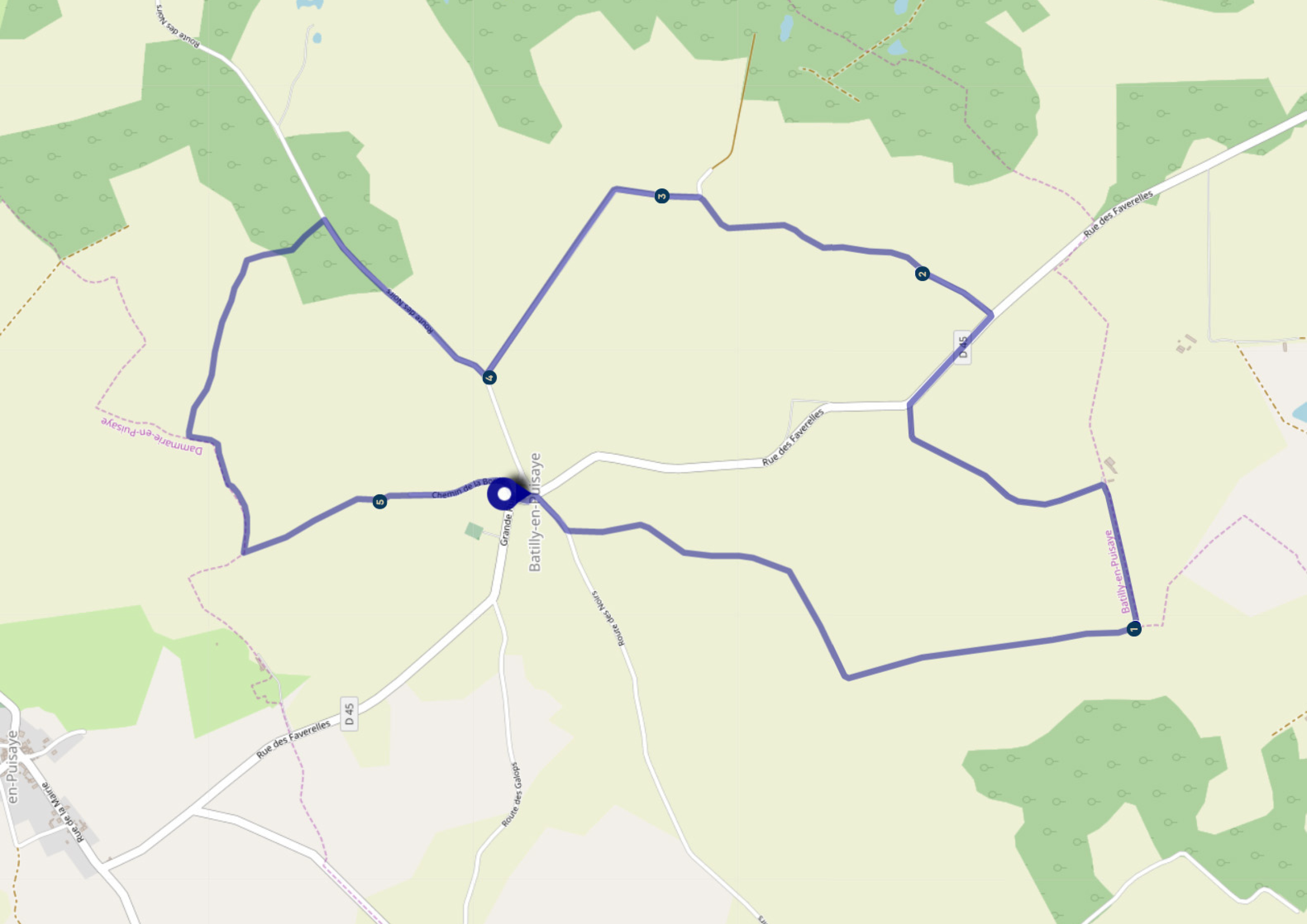 Circuit de créole, Batilly-en-Puisaye