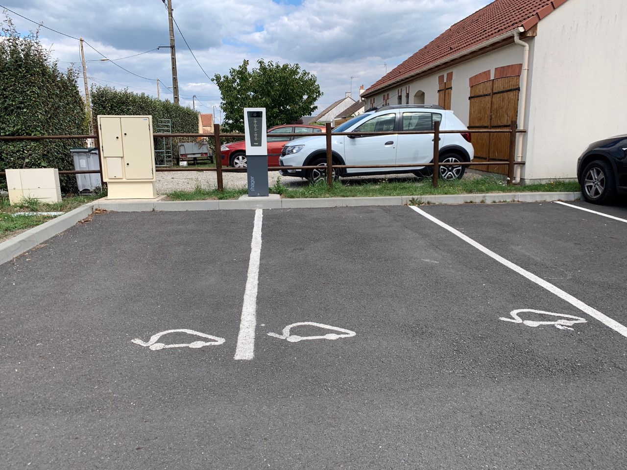 Borne de charge électrique pour voiture, Bonnée