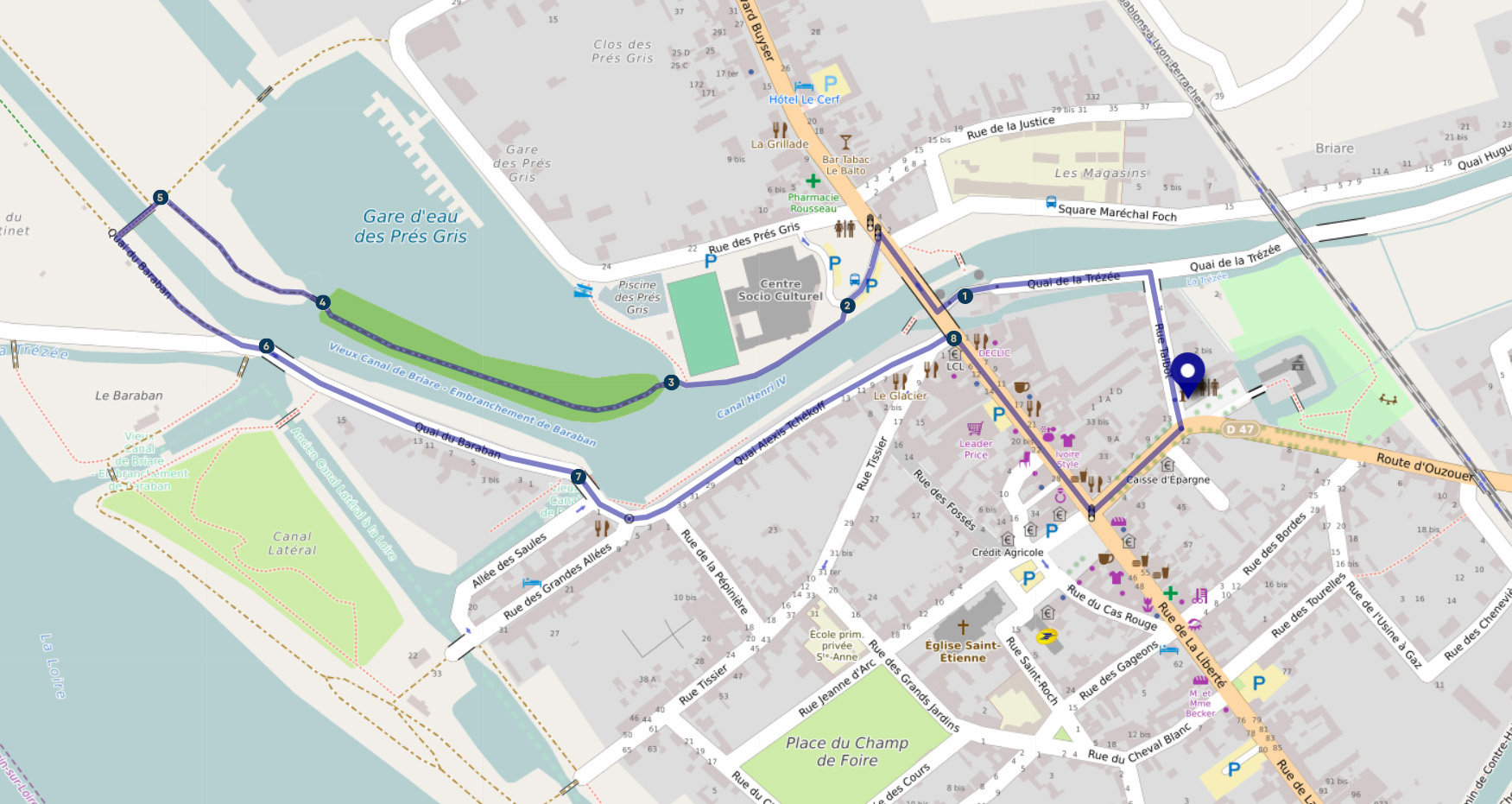 Circuit de l'Ile aux Chèvres, Briare