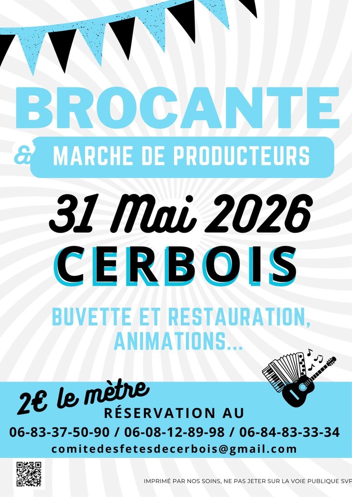 Brocante et marché de producteurs — visuel événement
