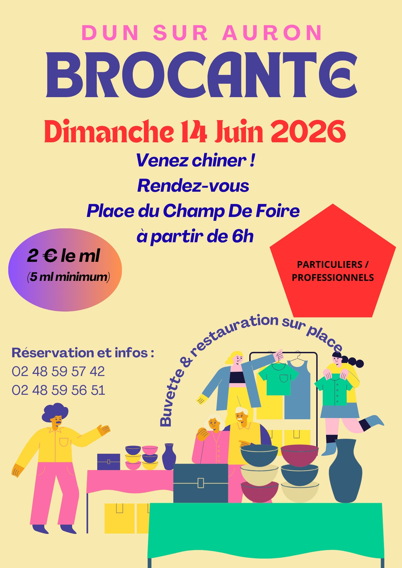 Brocante du champ de Foire