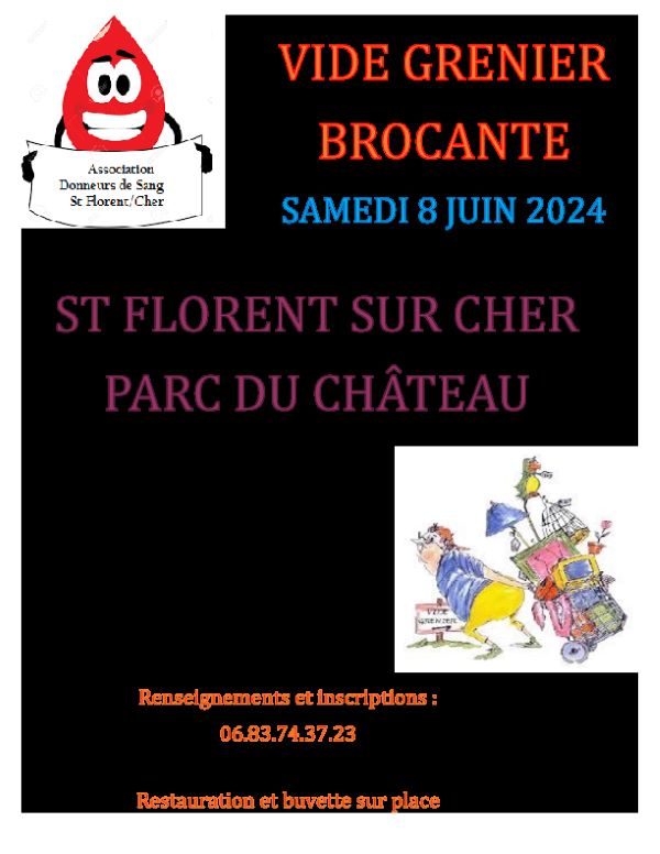 Brocante Saint-Florent-du-Cher  France Centre-Val de Loire Cher Saint-Florent-sur-Cher 18400