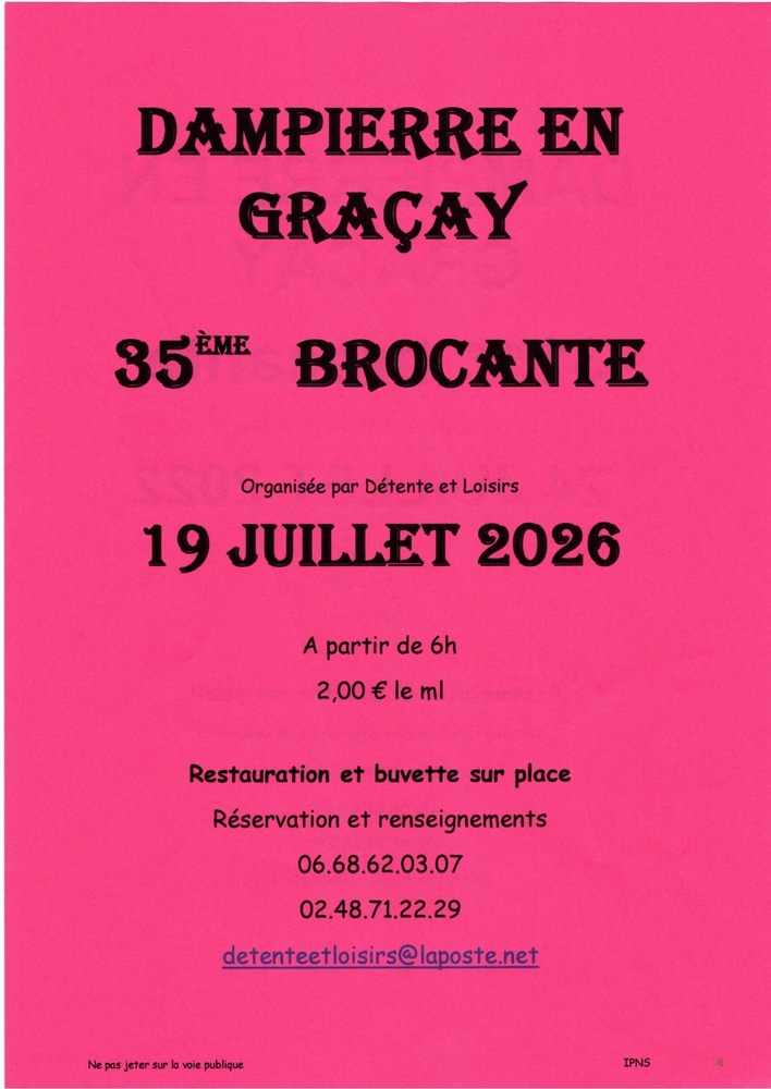 Brocante — visuel événement