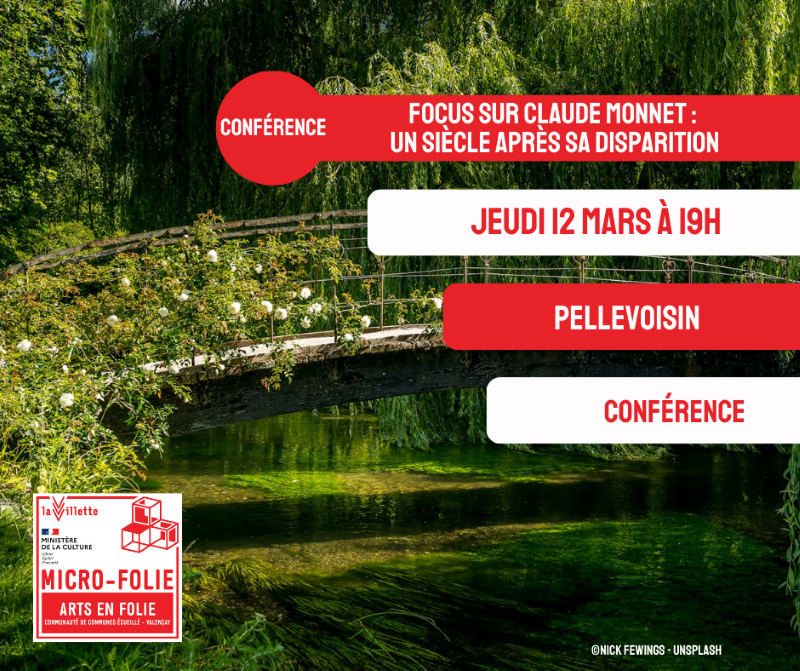 Micro-Folie : "Focus sur Claude MONET: un siècle après sa disparition"