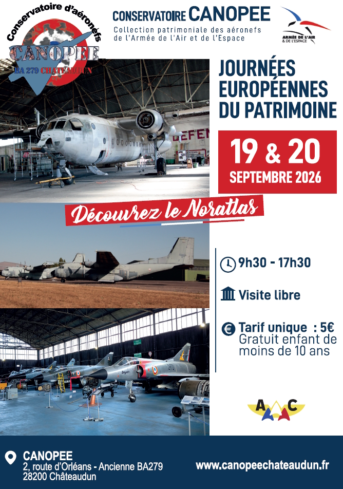 Visite du conservatoire aéronautique CANOPEE