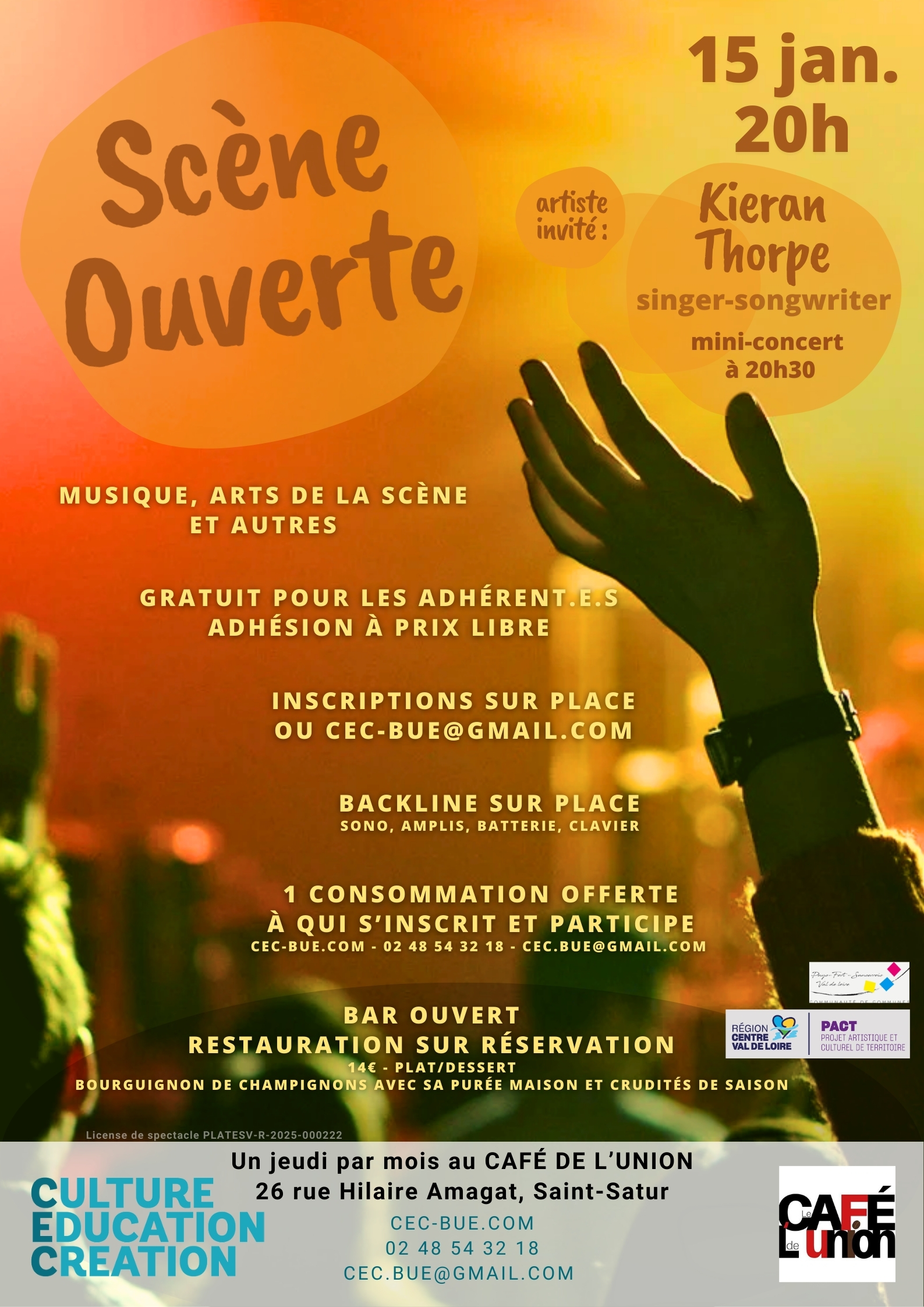 [SCÈNE OUVERTE] Kieran Thorp, Saint-Satur - photo 4