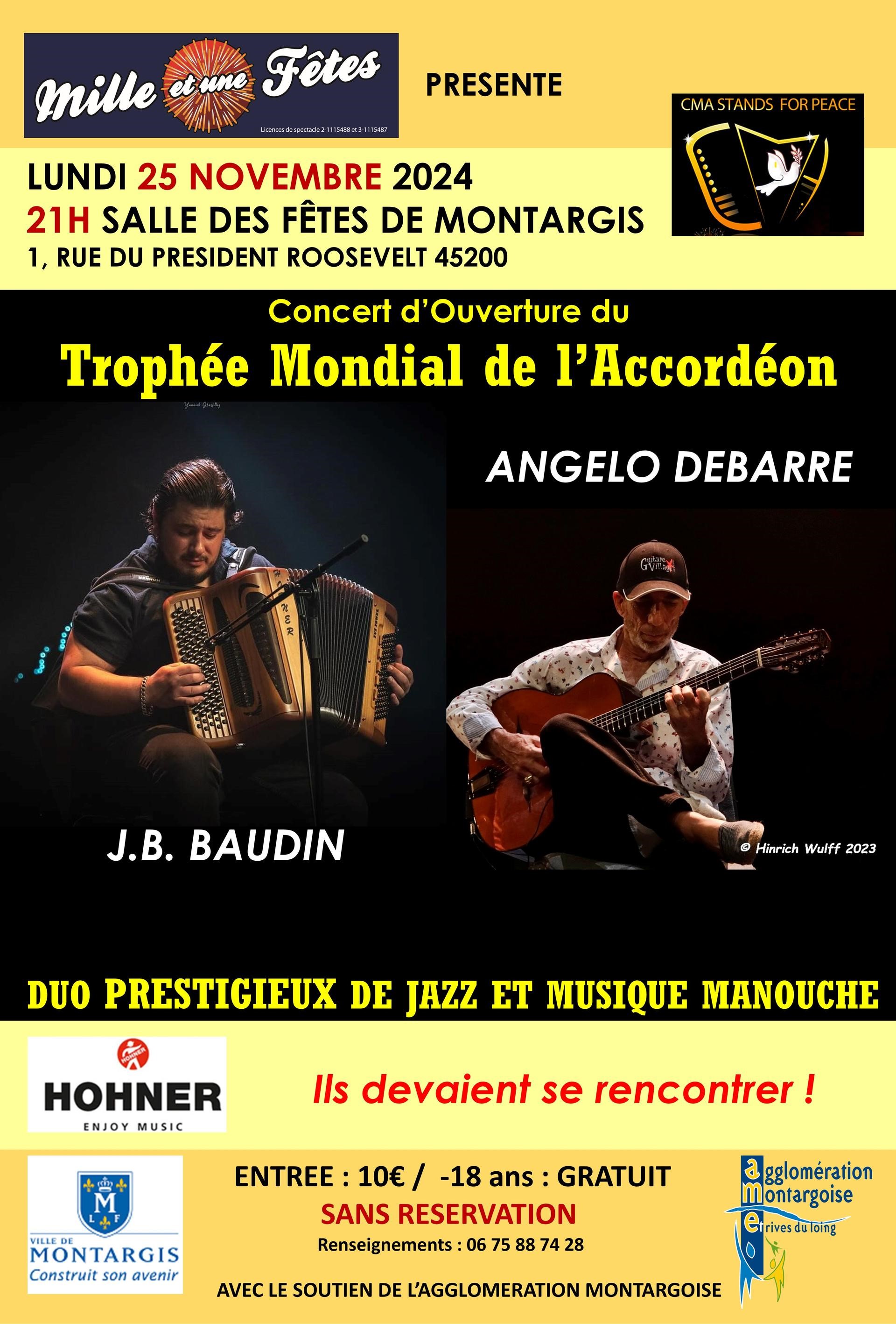 Concert d'ouverture du Trophée Mondial de l'accordéon