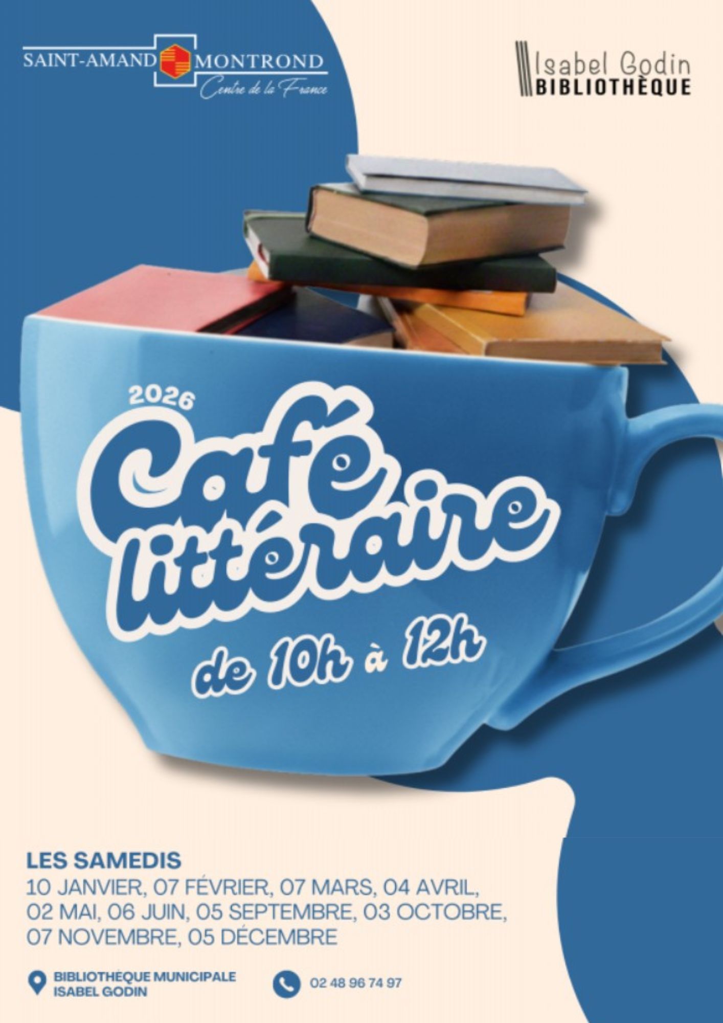 Café littéraire — visuel événement