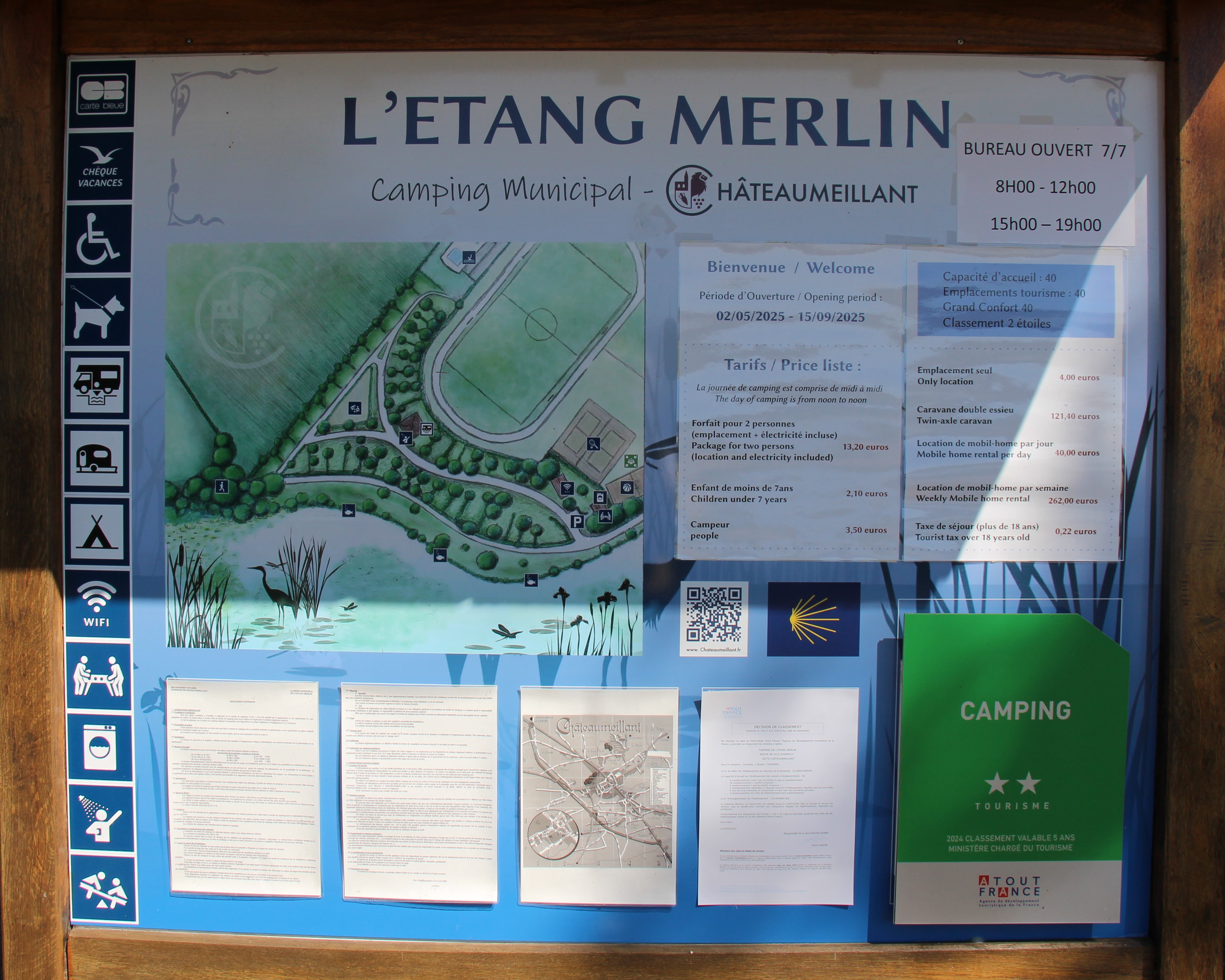 Camping de l'Etang Merlin