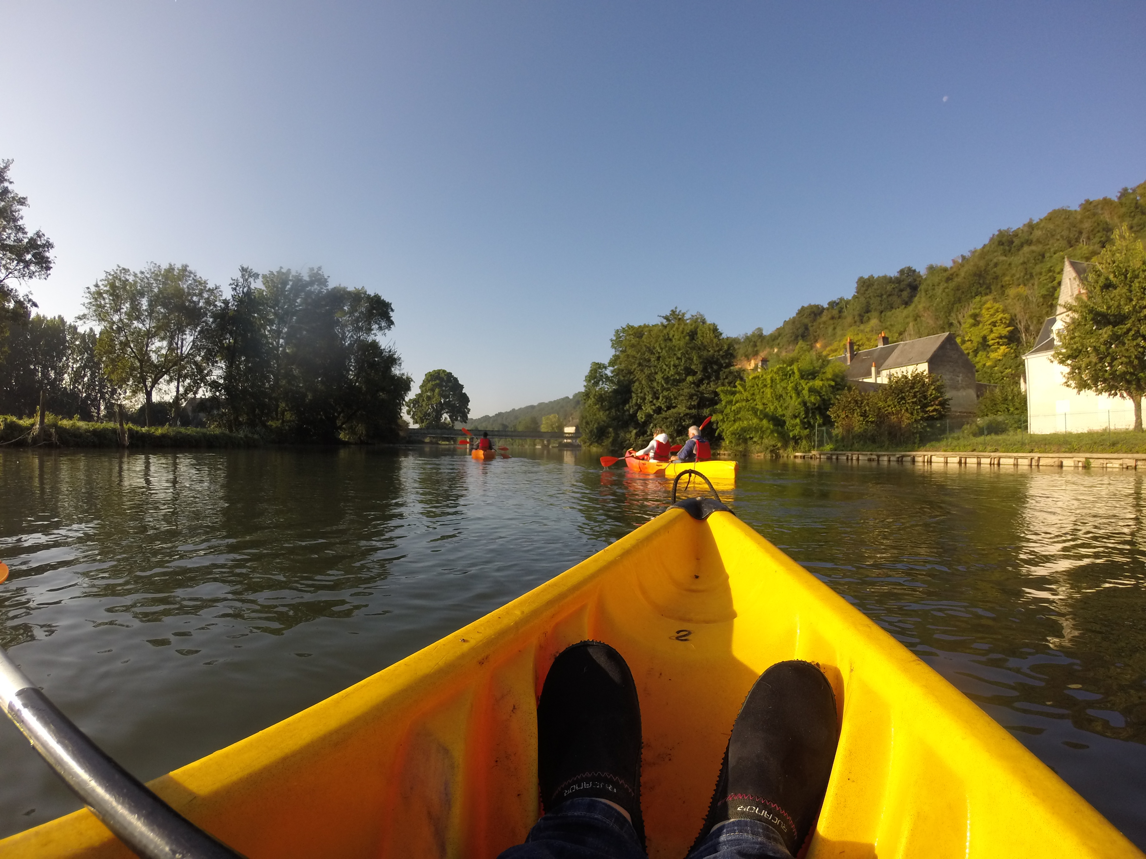 Canoë sur le Loir, Montoire-sur-le-Loir
