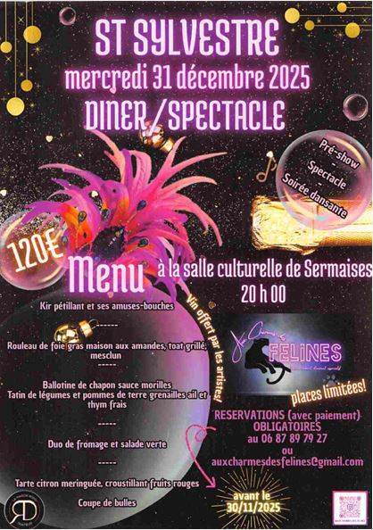 Saint Sylvestre - Dîner/spectacle