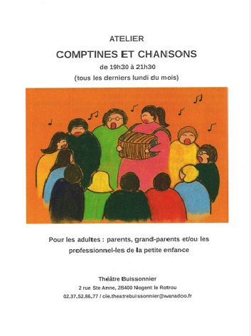 Atelier Comptines & Chansons au Théâtre Buissonnier