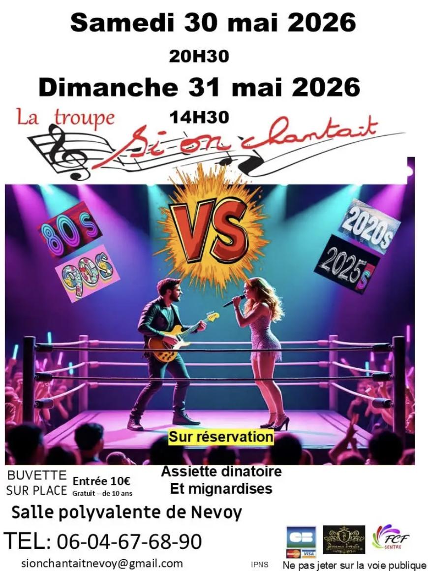 Concert Annuel : Année 80-90 contre les années 2020-2025 — visuel événement