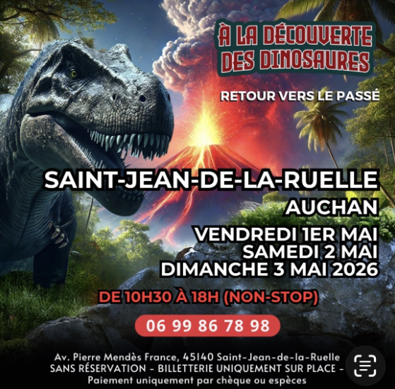 A la découverte des dinosaures — visuel événement