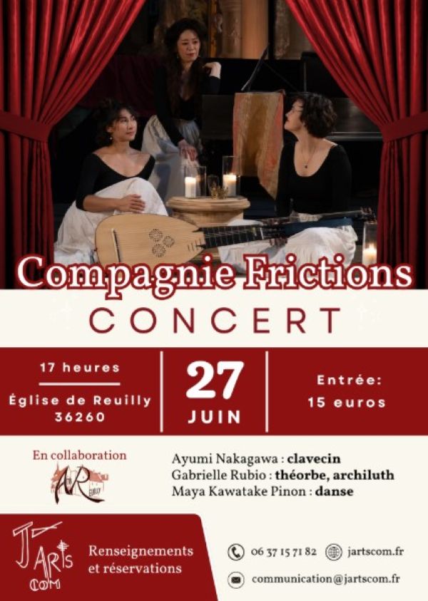 Concert  de la Compagnie Frictions "A Night at the Queen’s House", Reuilly - photo 2