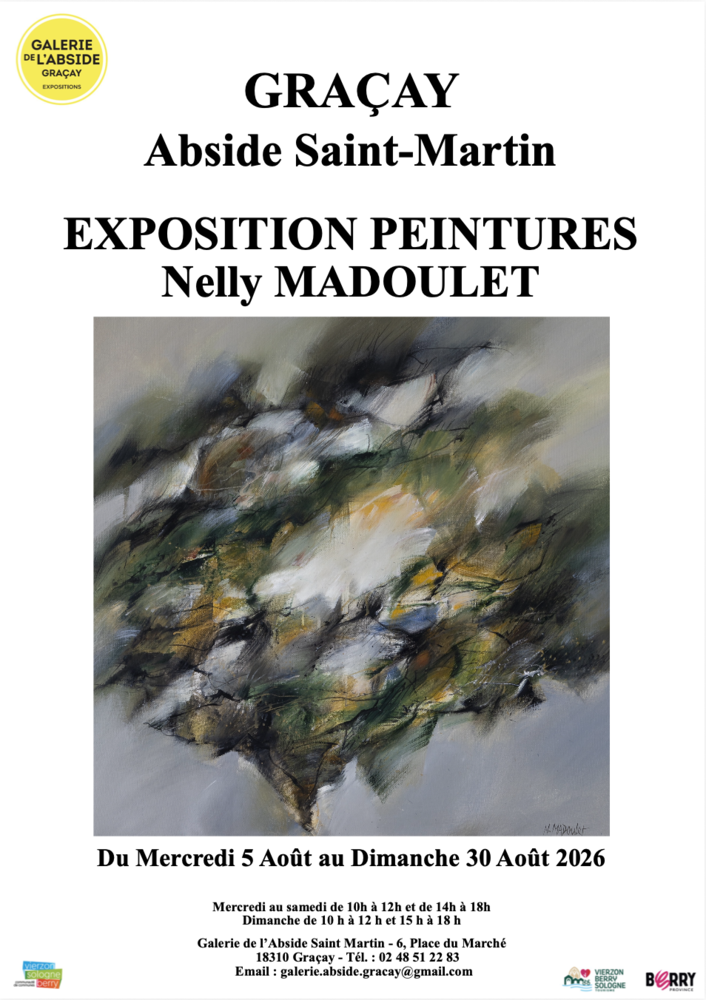 Exposition de Nelly Madoulet — visuel événement