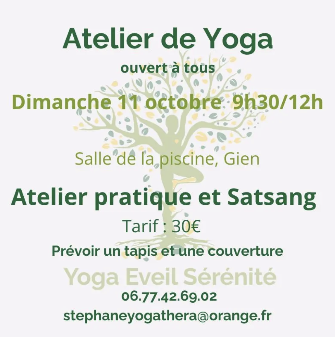 Atelier yoga