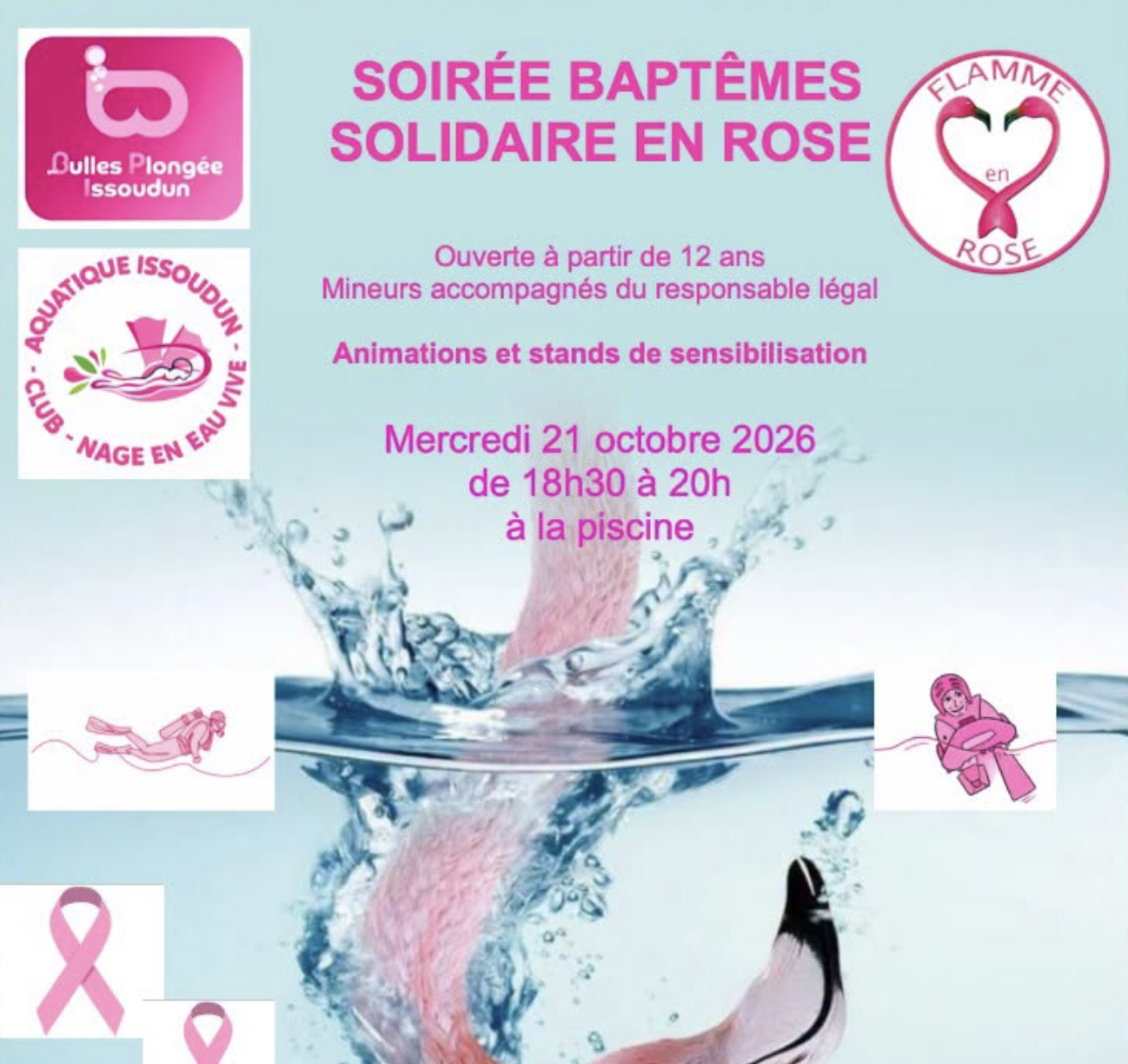 Soirée baptêmes solidaire en rose