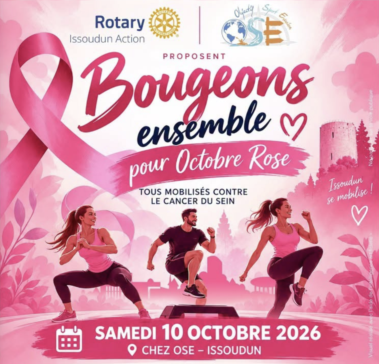 Bougeons ensemble pour Octobre Rose