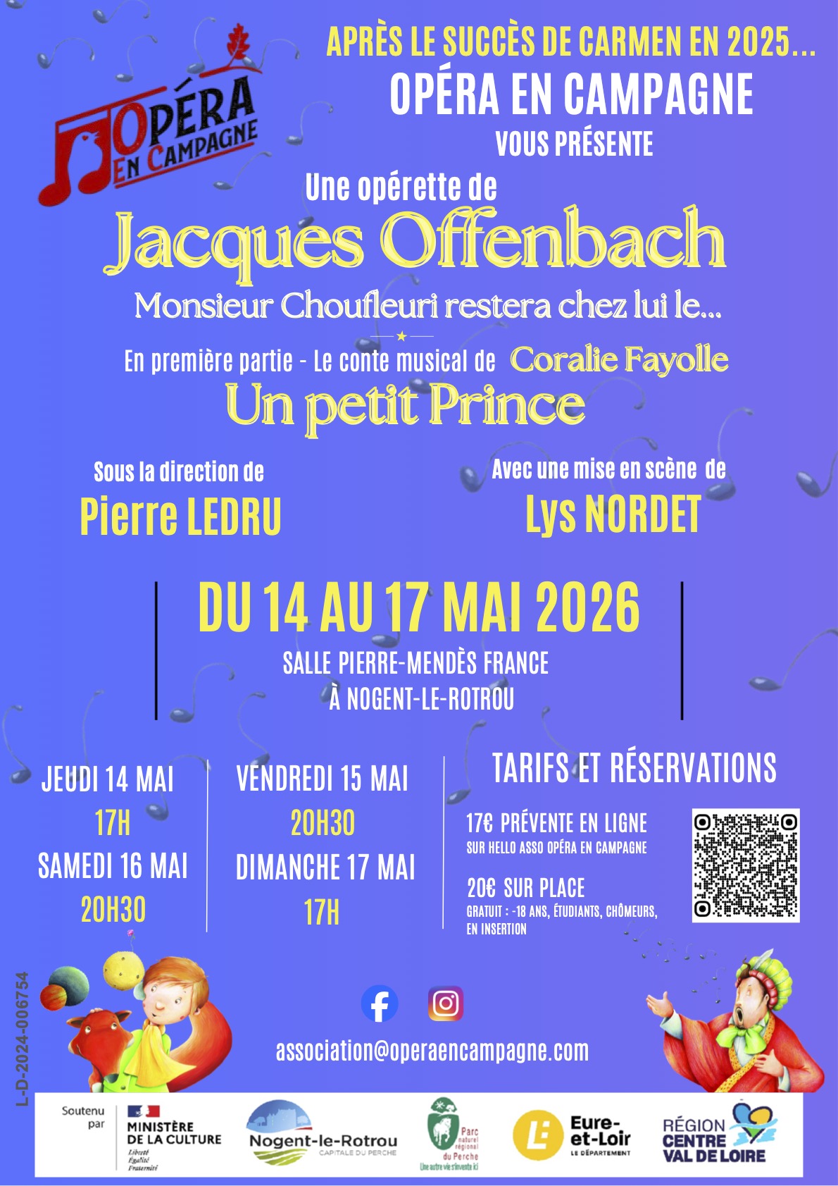 Opérette "Monsieur Choufleuri restera chez lui le..." — visuel événement
