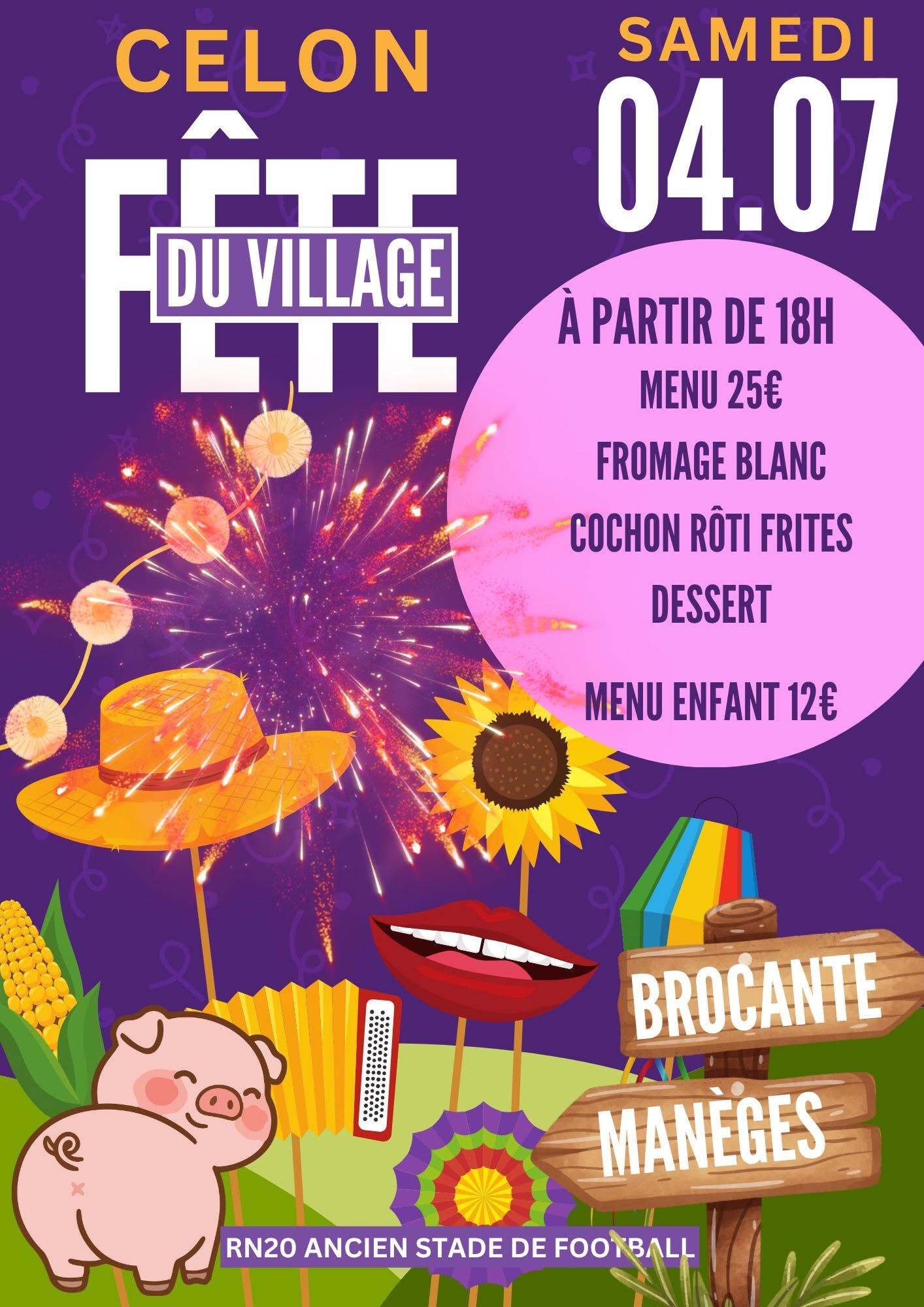 Fête du village et brocante
