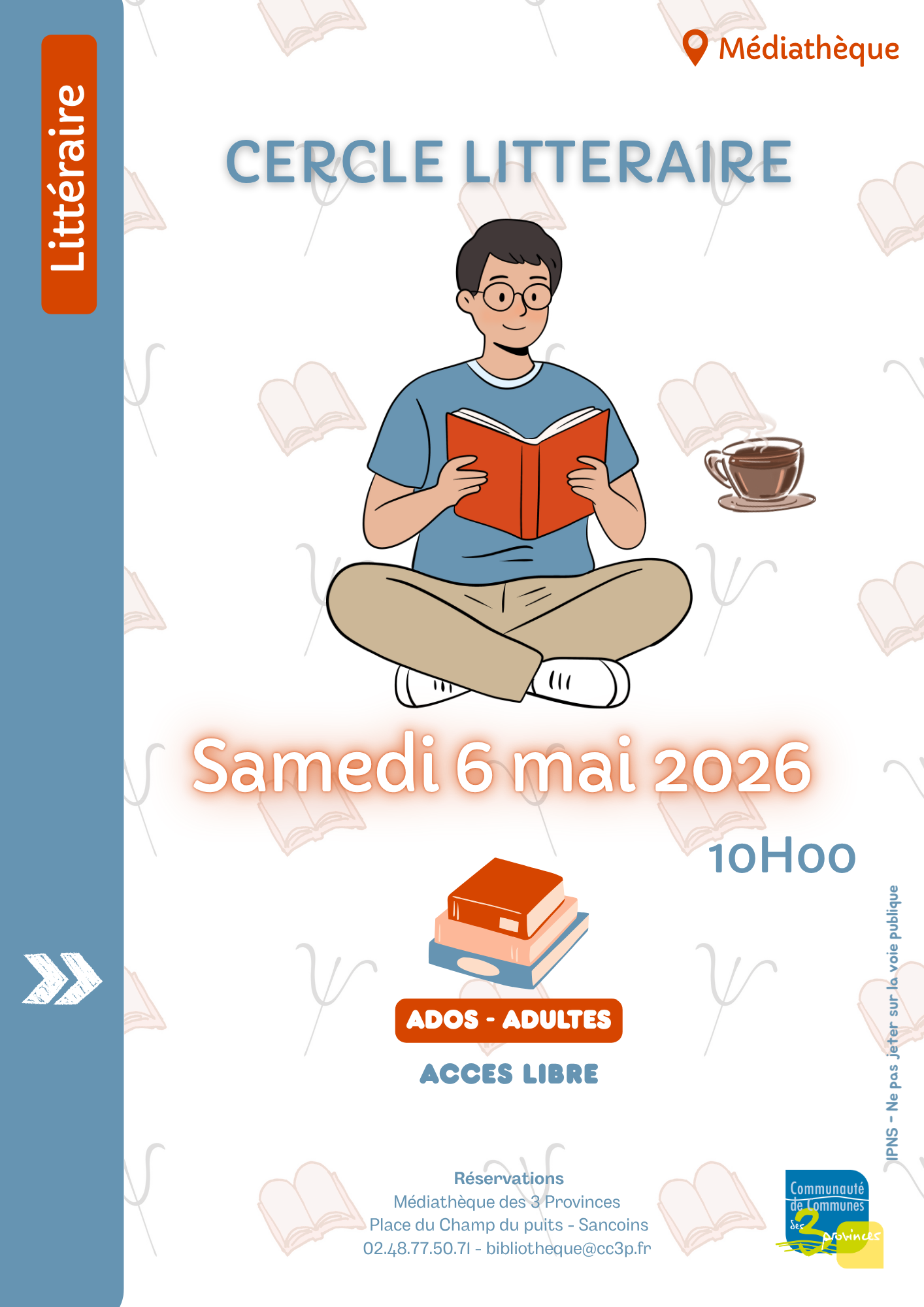 Cercle littéraire — visuel événement