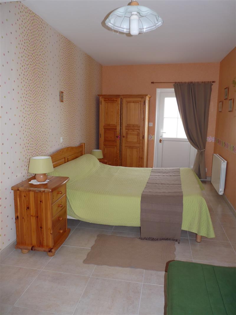Chambre verte de La ferme de La Poterie