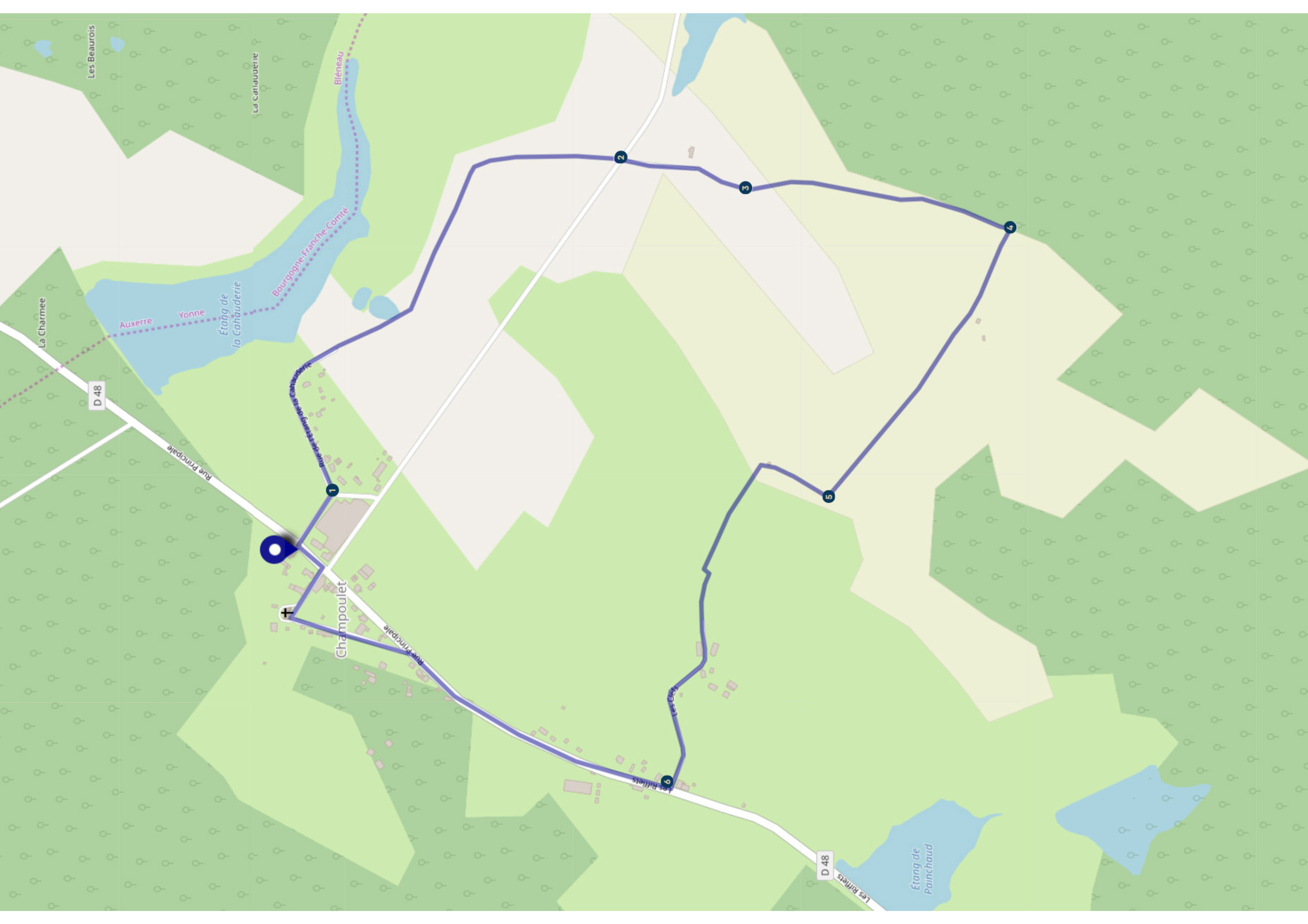 Circuit des claies, Champoulet