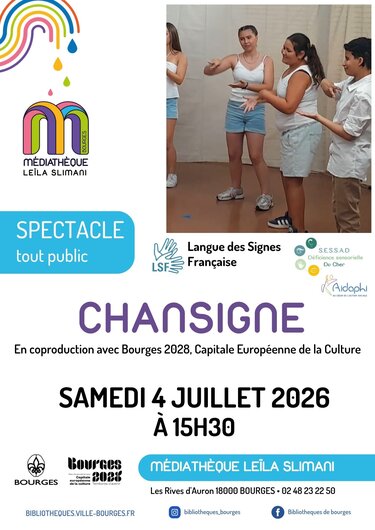 Spectacle Tout Public : Chansigne