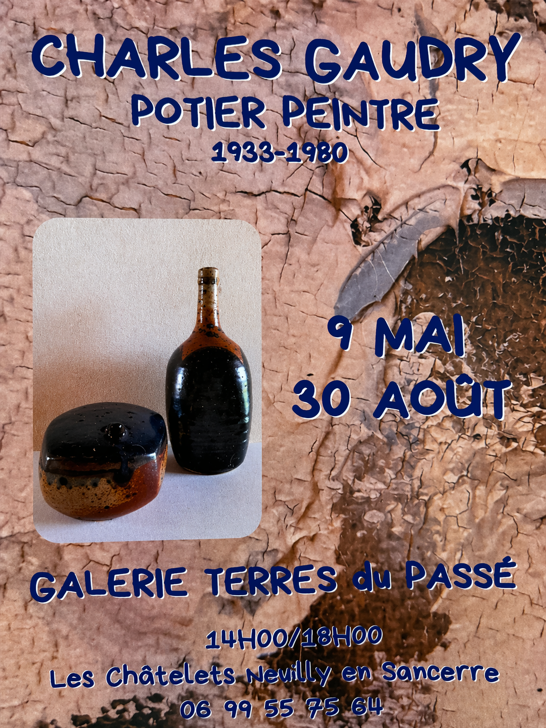 Exposition Charles Gaudry : Potier-Peintre — visuel événement
