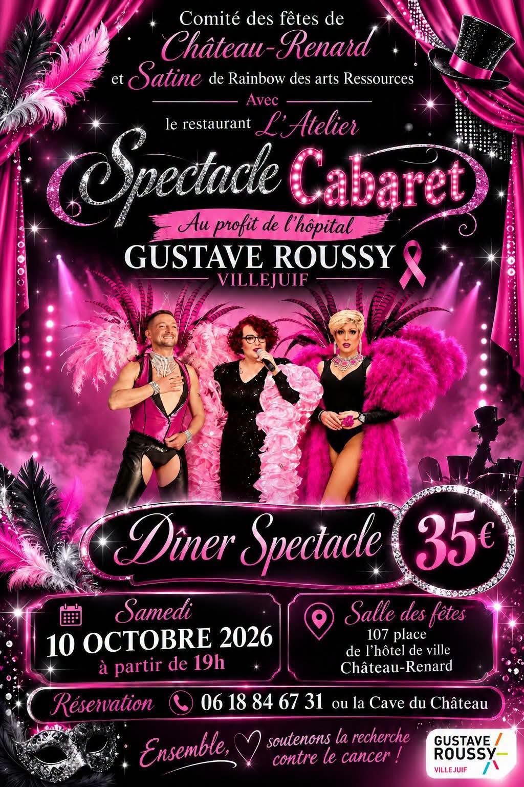 Spectacle Cabaret au profit de l'Institut Gustave Roussy