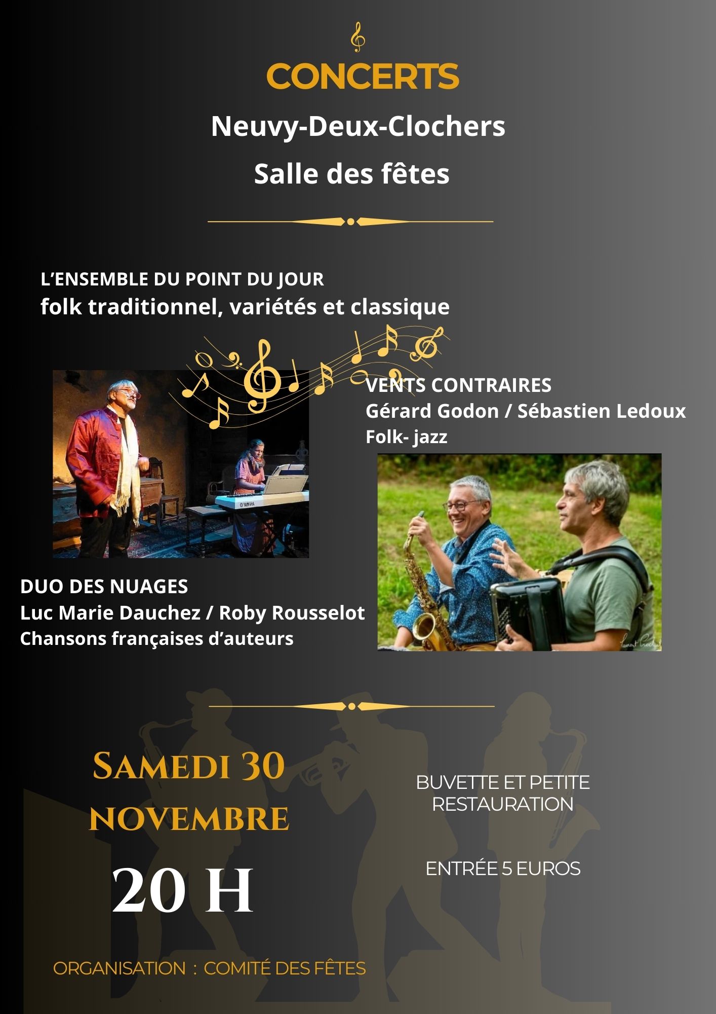 Concerts à Neuvy-Deux-Clochers