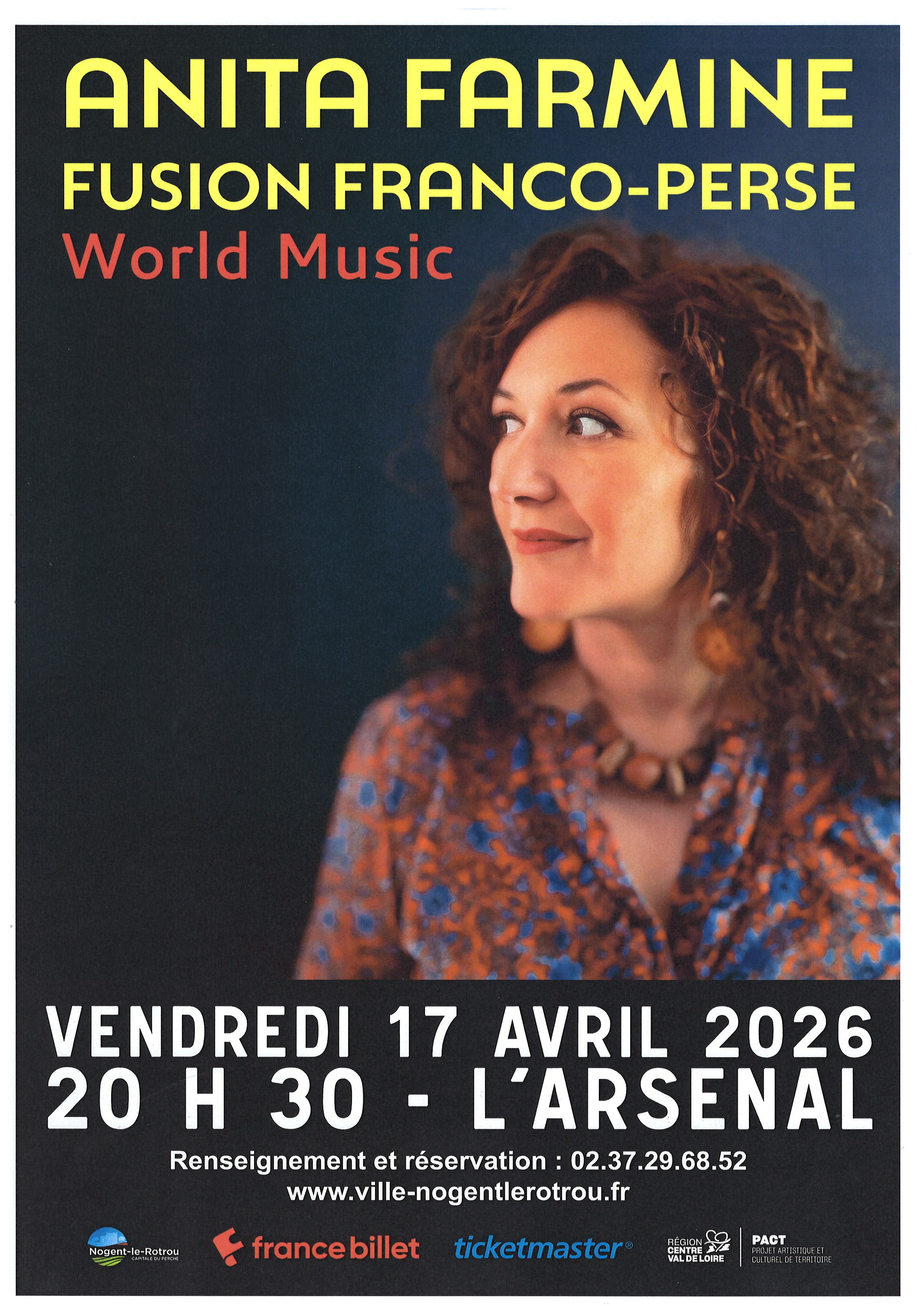 Concert - Anita Farmine à l'Arsenal