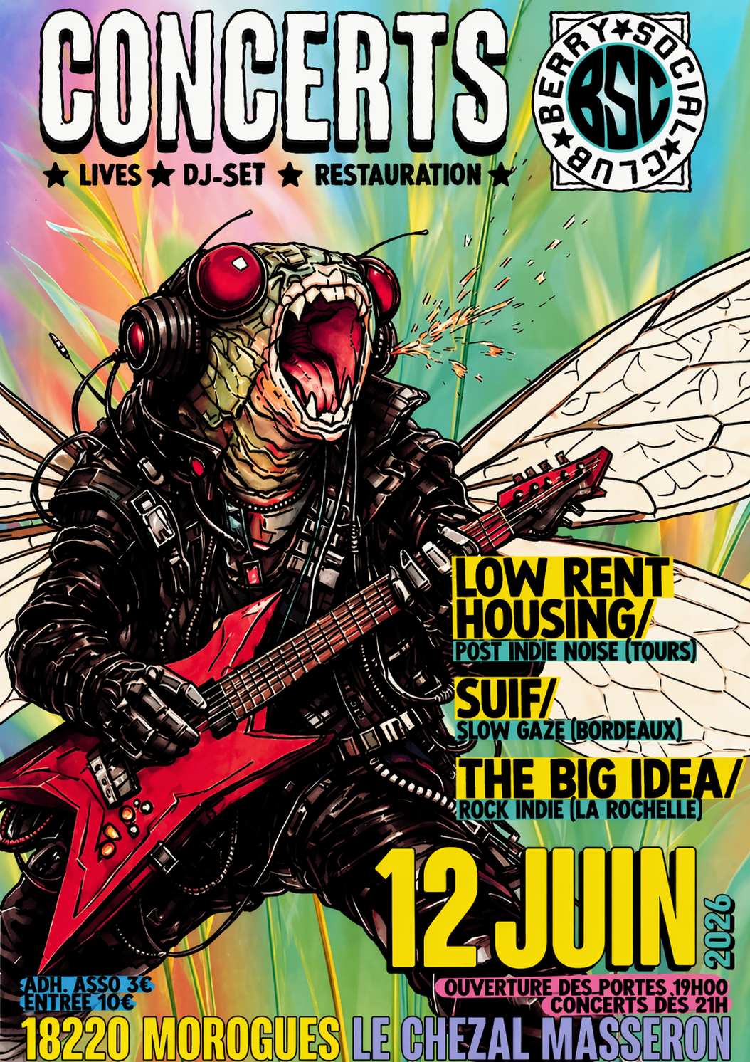 Concert au Berry Social Club — visuel événement