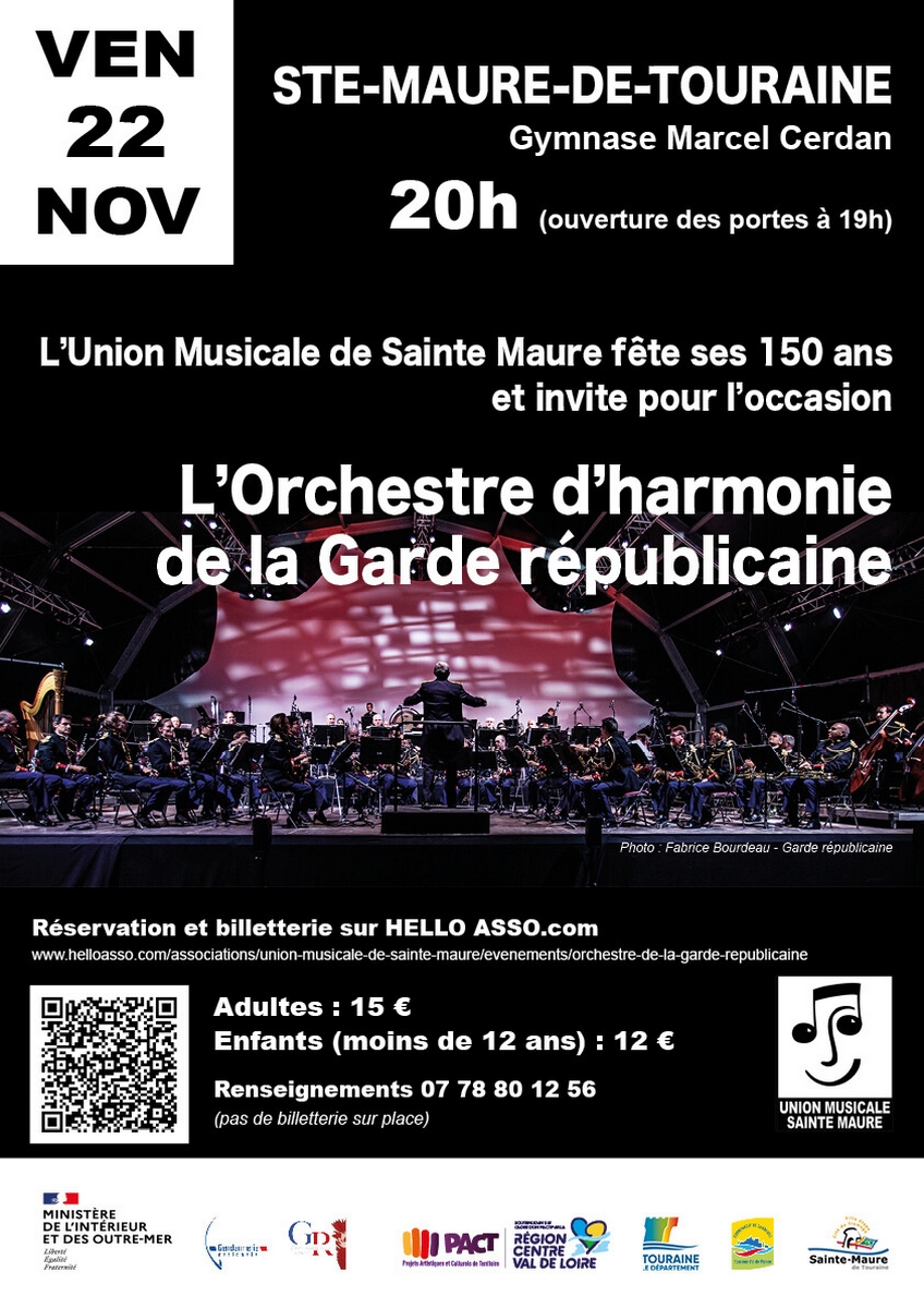 Concert de l'Orchestre de la Garde Républicaine